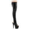 Pleaser - ADORE3017 Cuissardes à plateforme - Noir Product image